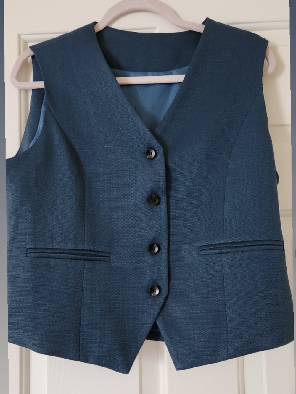 Classic Women's Tailored Vest - Teal